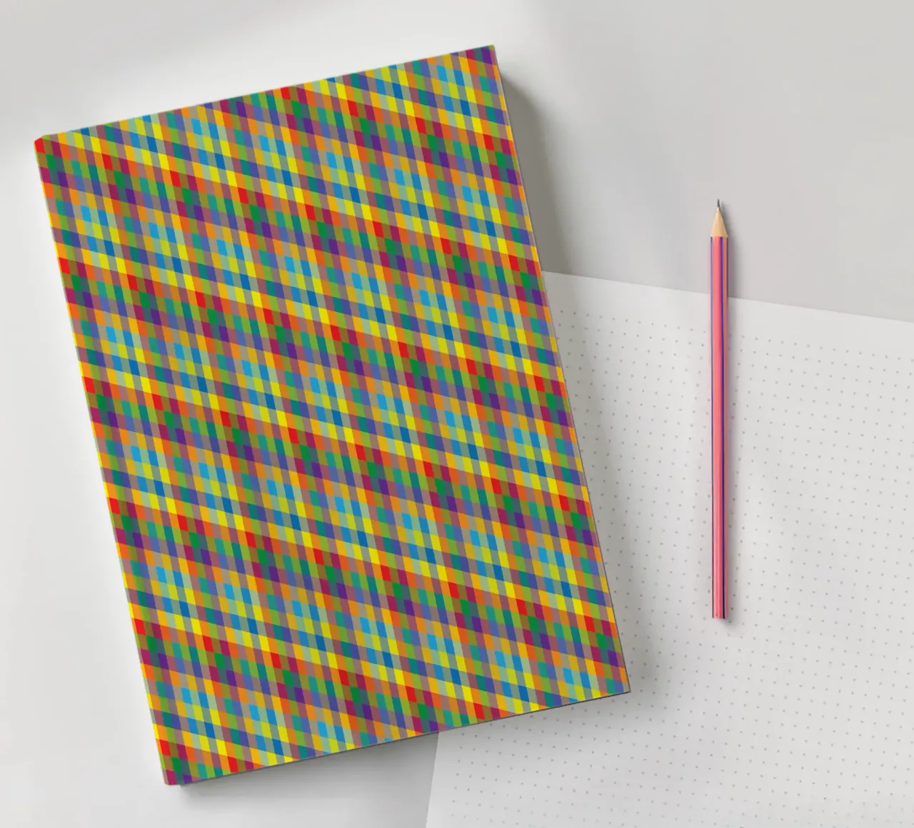 cross webbing mat colorful notebook by kaiyasii