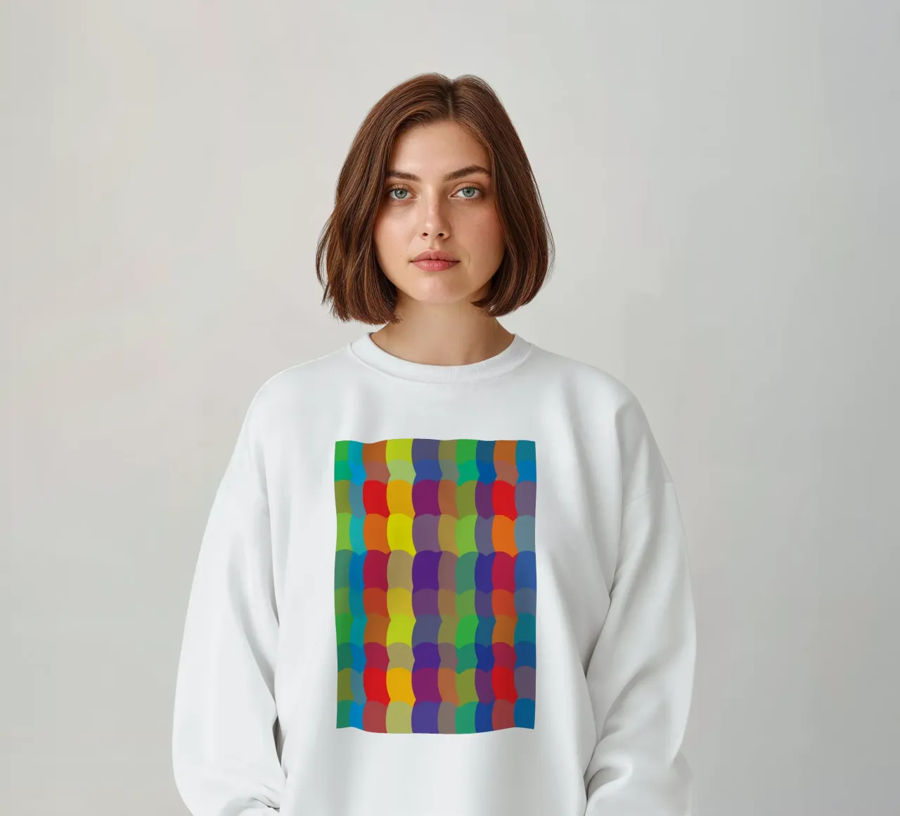 stuoia intrecciata colorata felpa da kaiyasii