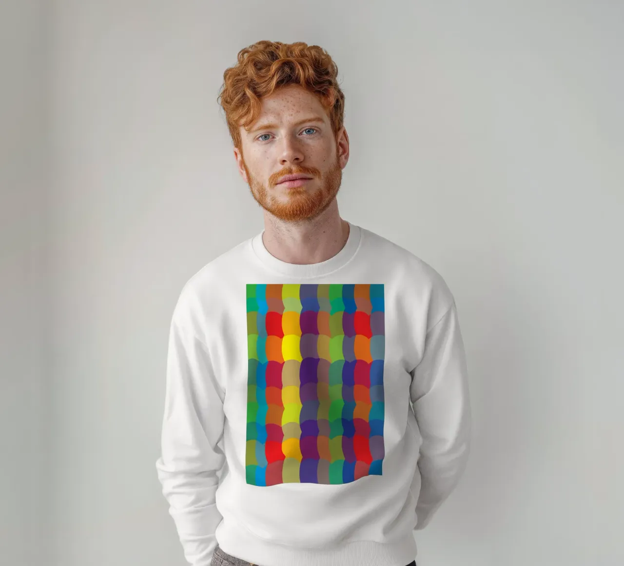 stuoia intrecciata colorata felpa da kaiyasii