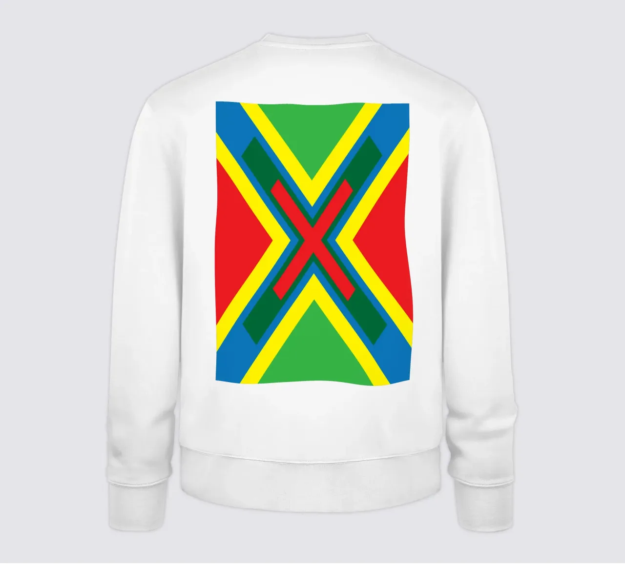 x abstract trasversale felpa da kaiyadunk