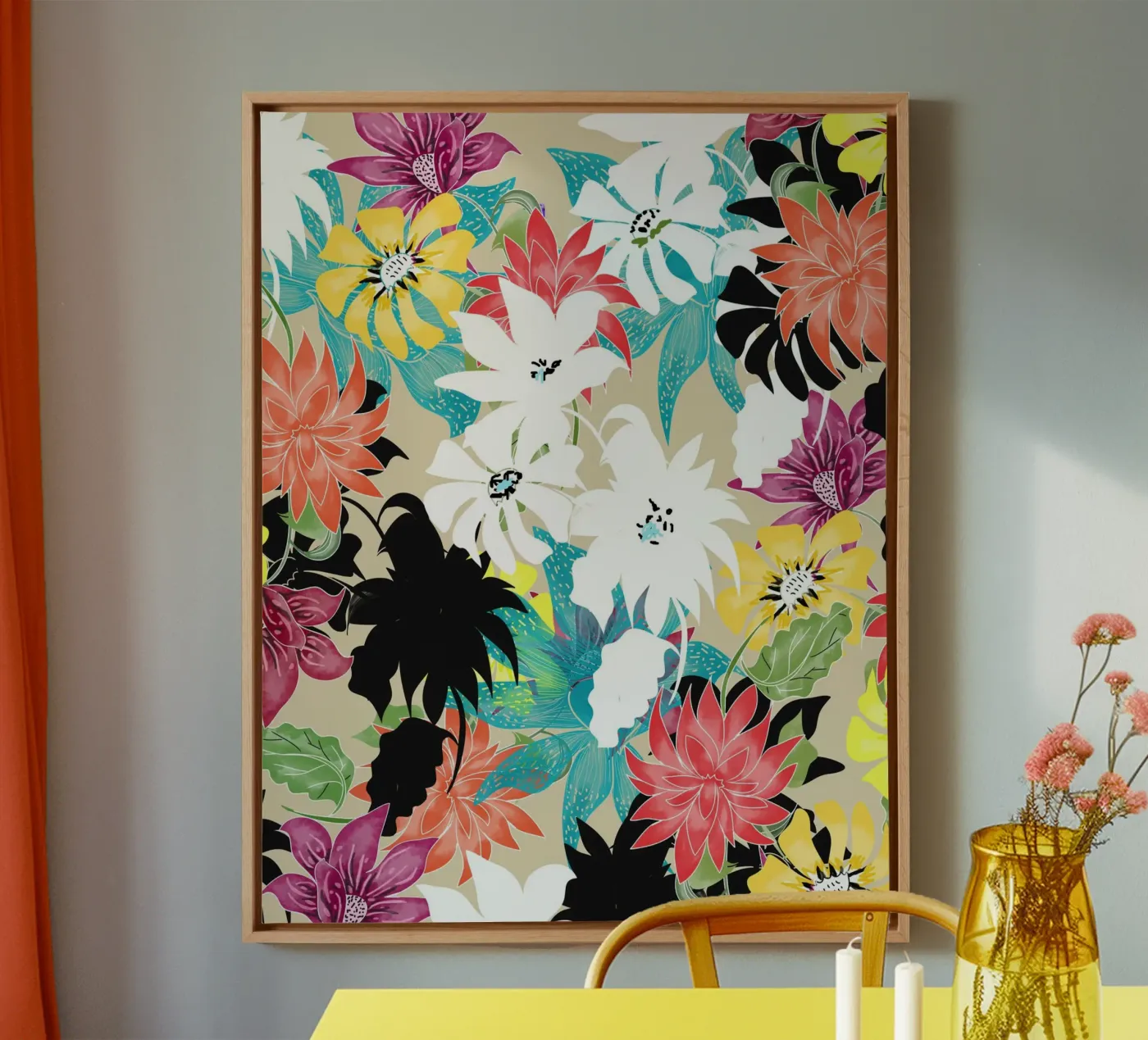 Dalia canvas by 83oranges.com