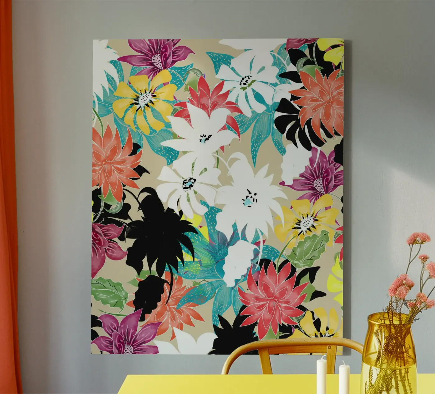 Dalia canvas by 83oranges.com