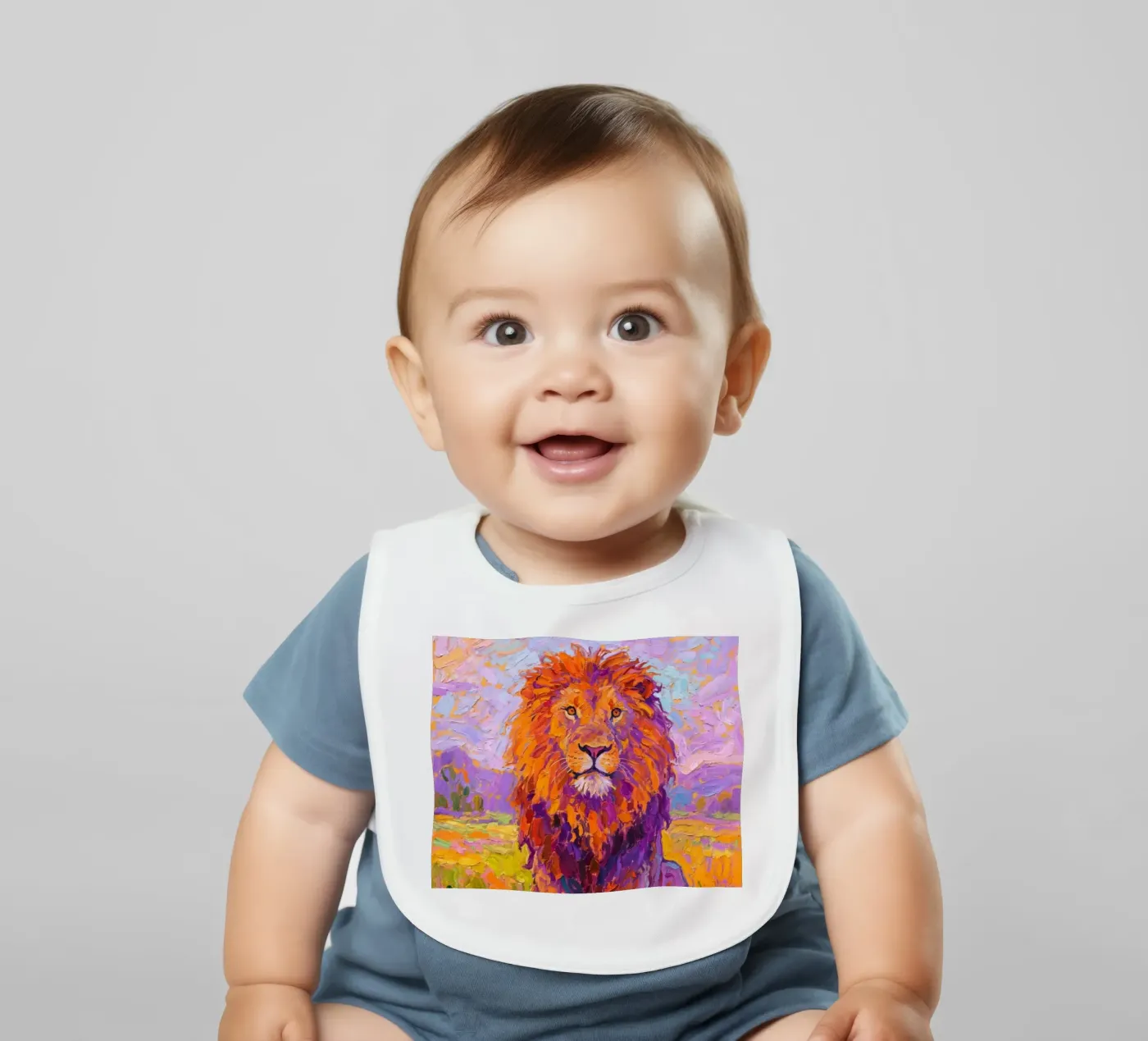 Lion Babylätzchen von Slash Shop