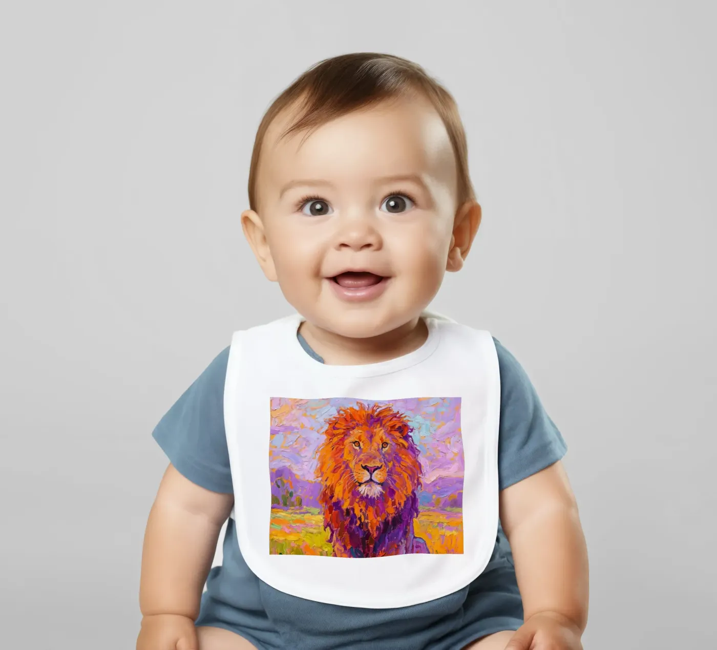 Lion Babylätzchen von Slash Shop