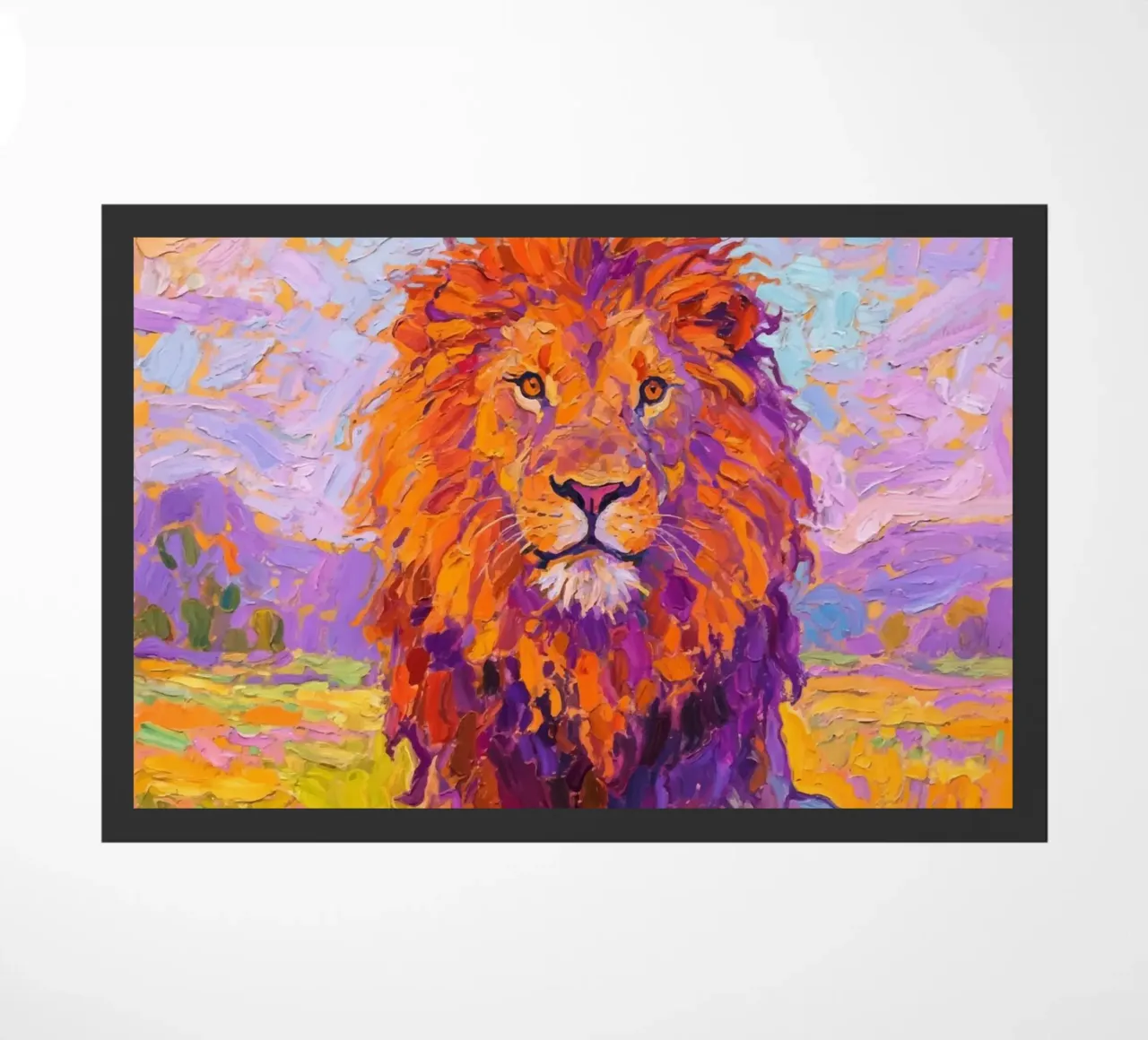 Lion doormat by Slash Shop