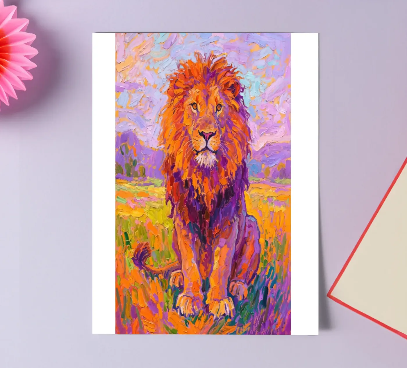 Lion sticker sheet by Slash Shop