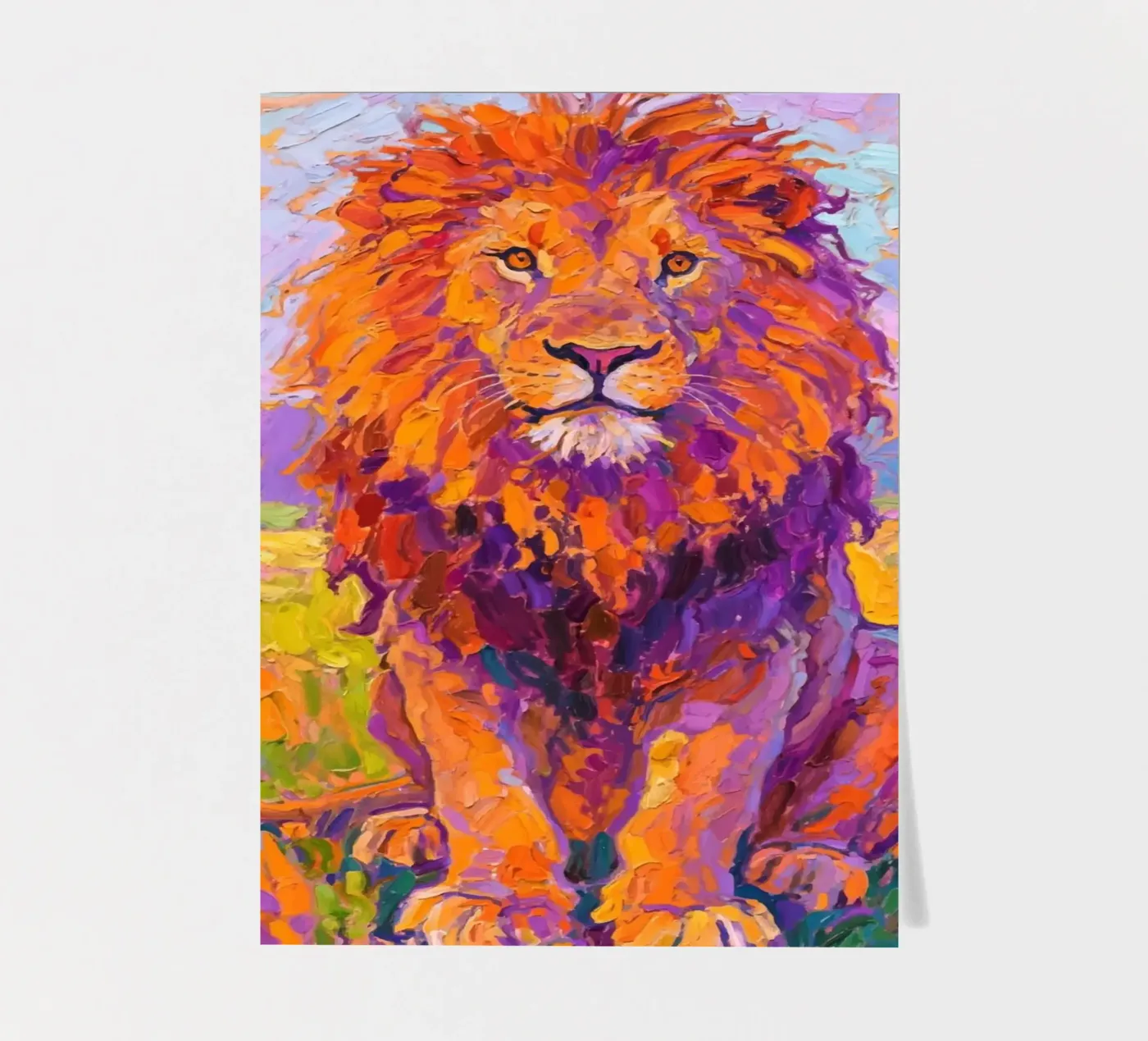 Lion sticker sheet by Slash Shop
