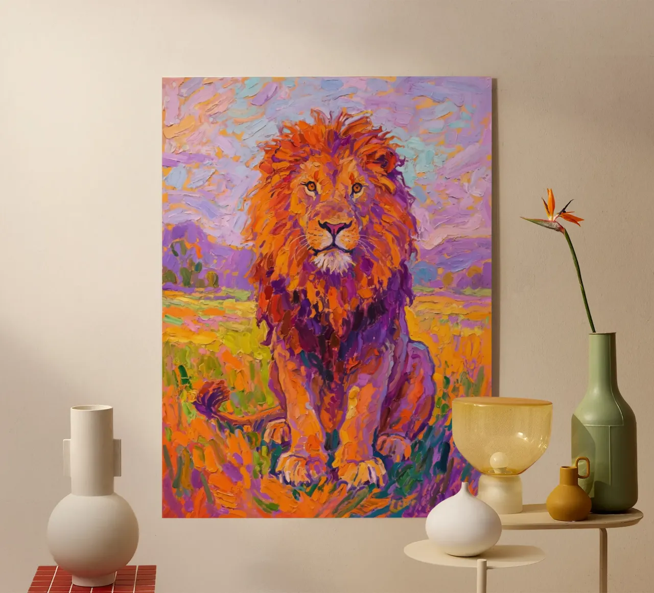 Leeuw acryl van Slash Shop