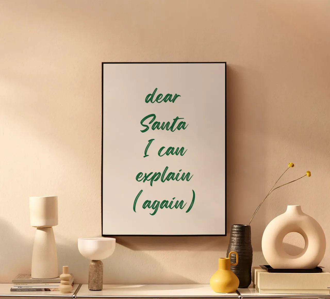 Dear Santa plexiglass da HolidaysCandyWalls