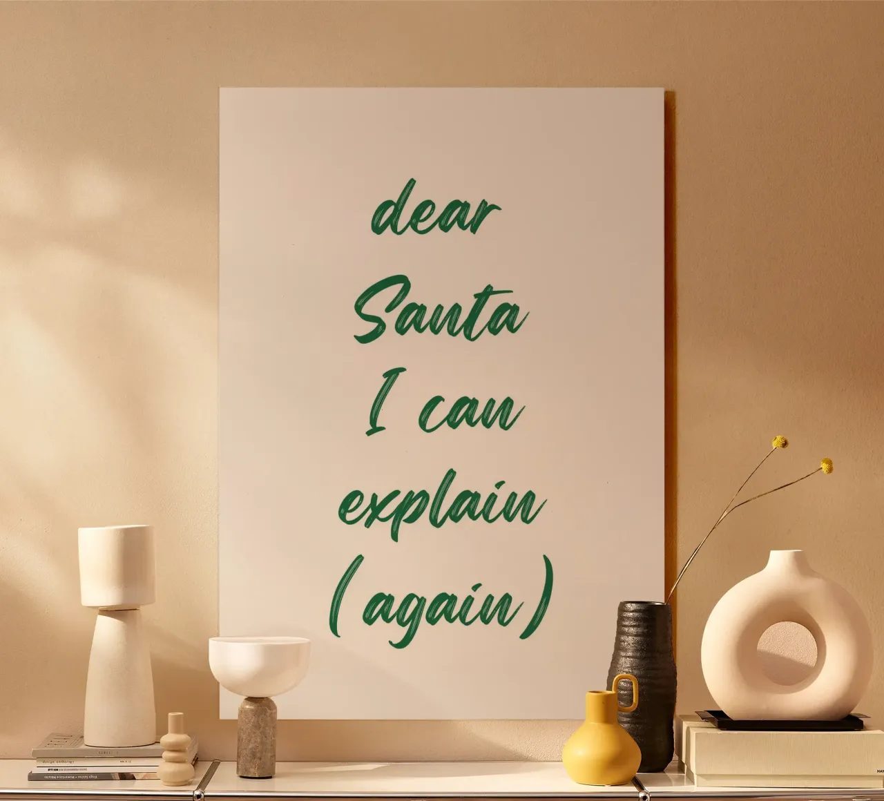 Dear Santa plexiglass da HolidaysCandyWalls