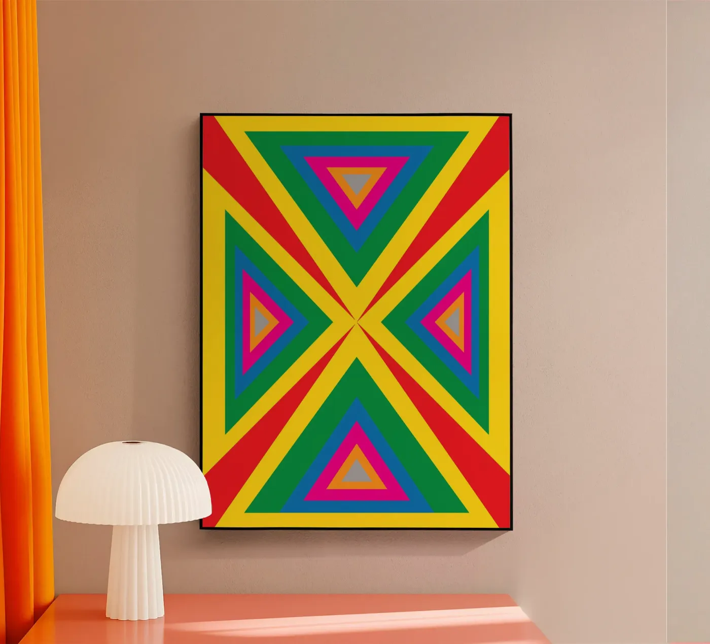 triangle square abstract plexiglass da kaiyadunk