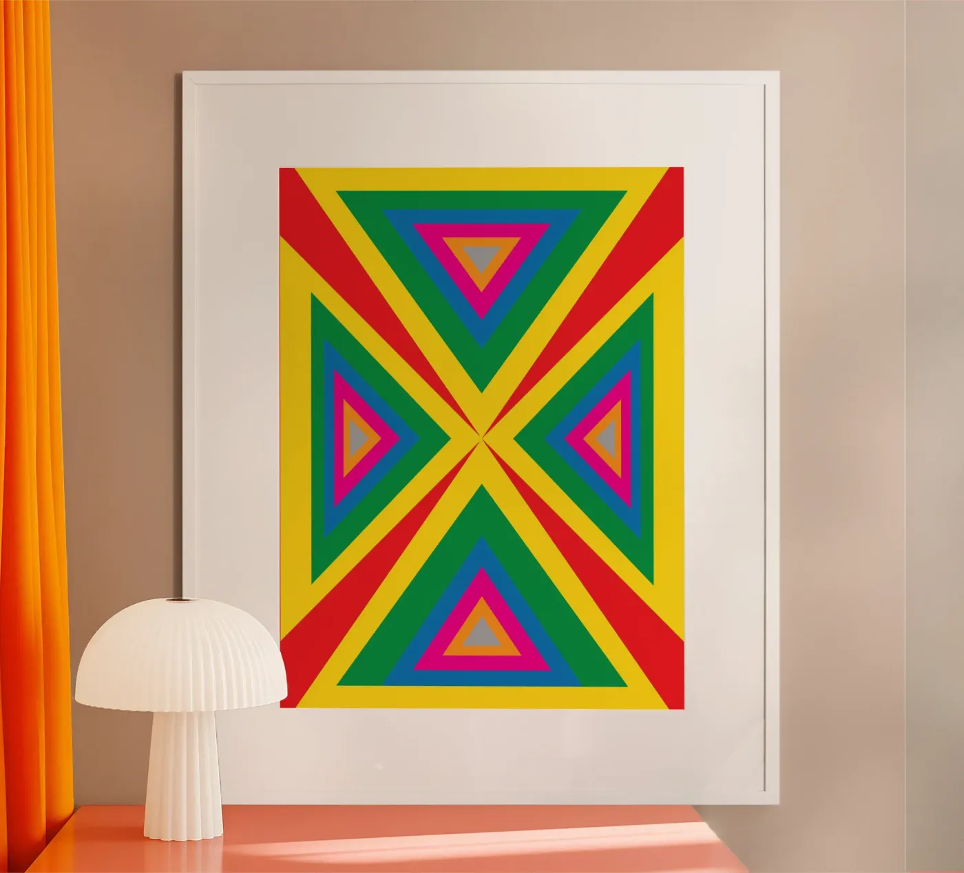 triangle square abstract poster by kaiyadunk