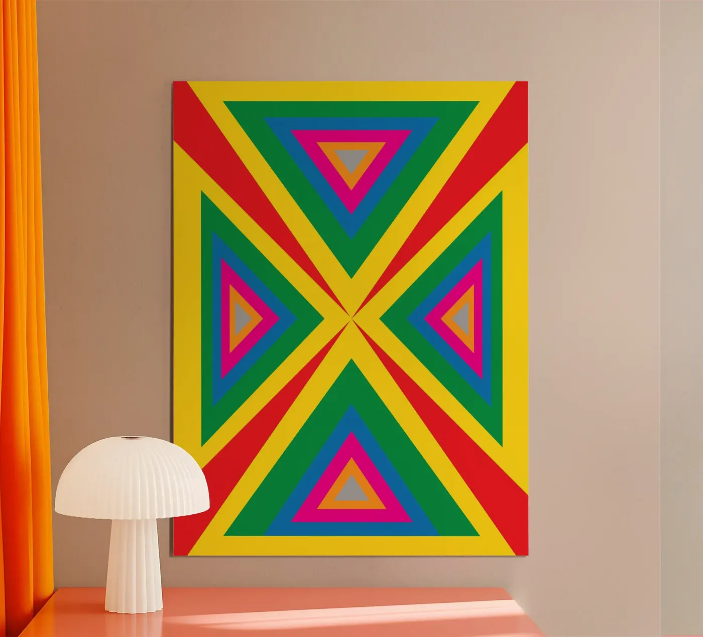triangle square abstract poster by kaiyadunk