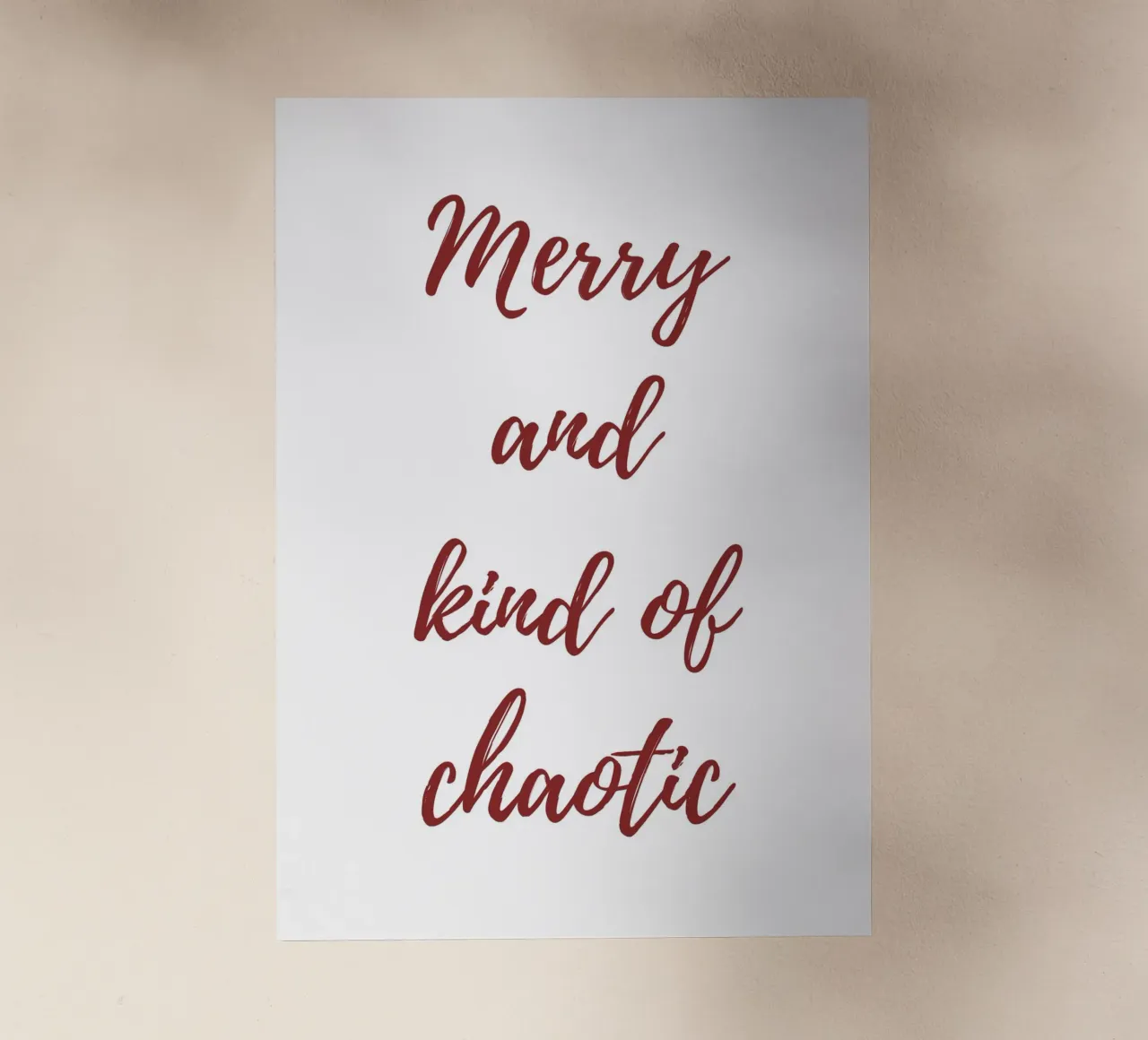 Merry and kind of chaotic pellicola backlit da HolidaysCandyWalls