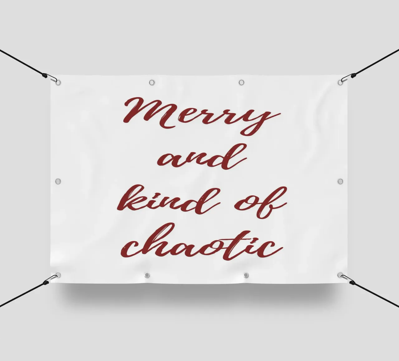 Merry and kind of chaotic telo in pvc da HolidaysCandyWalls