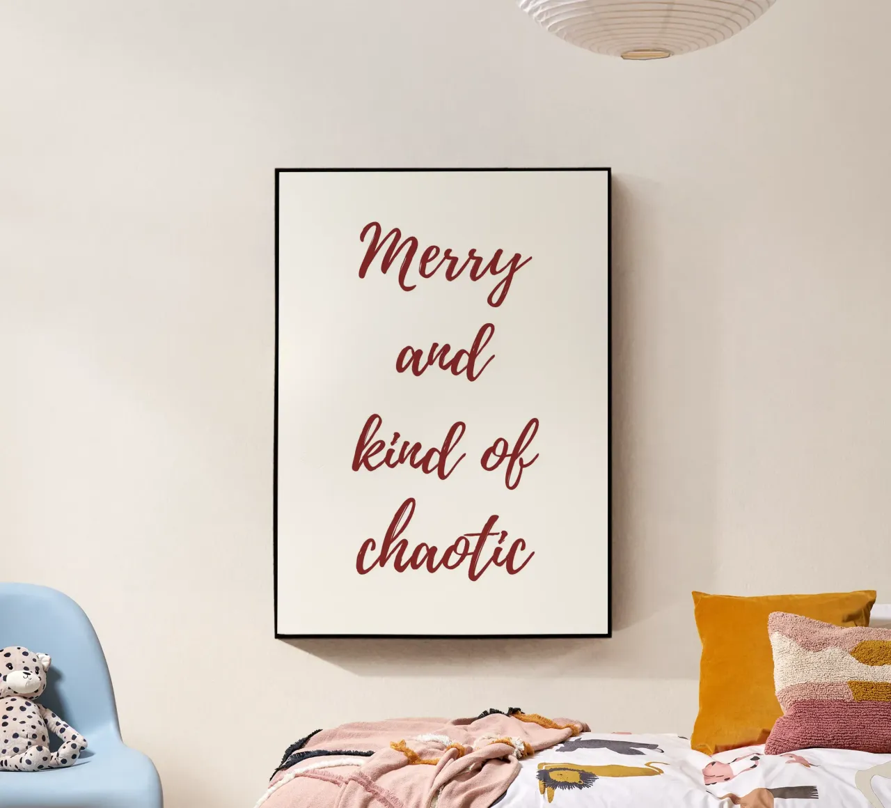 Merry and kind of chaotic plexiglass da HolidaysCandyWalls