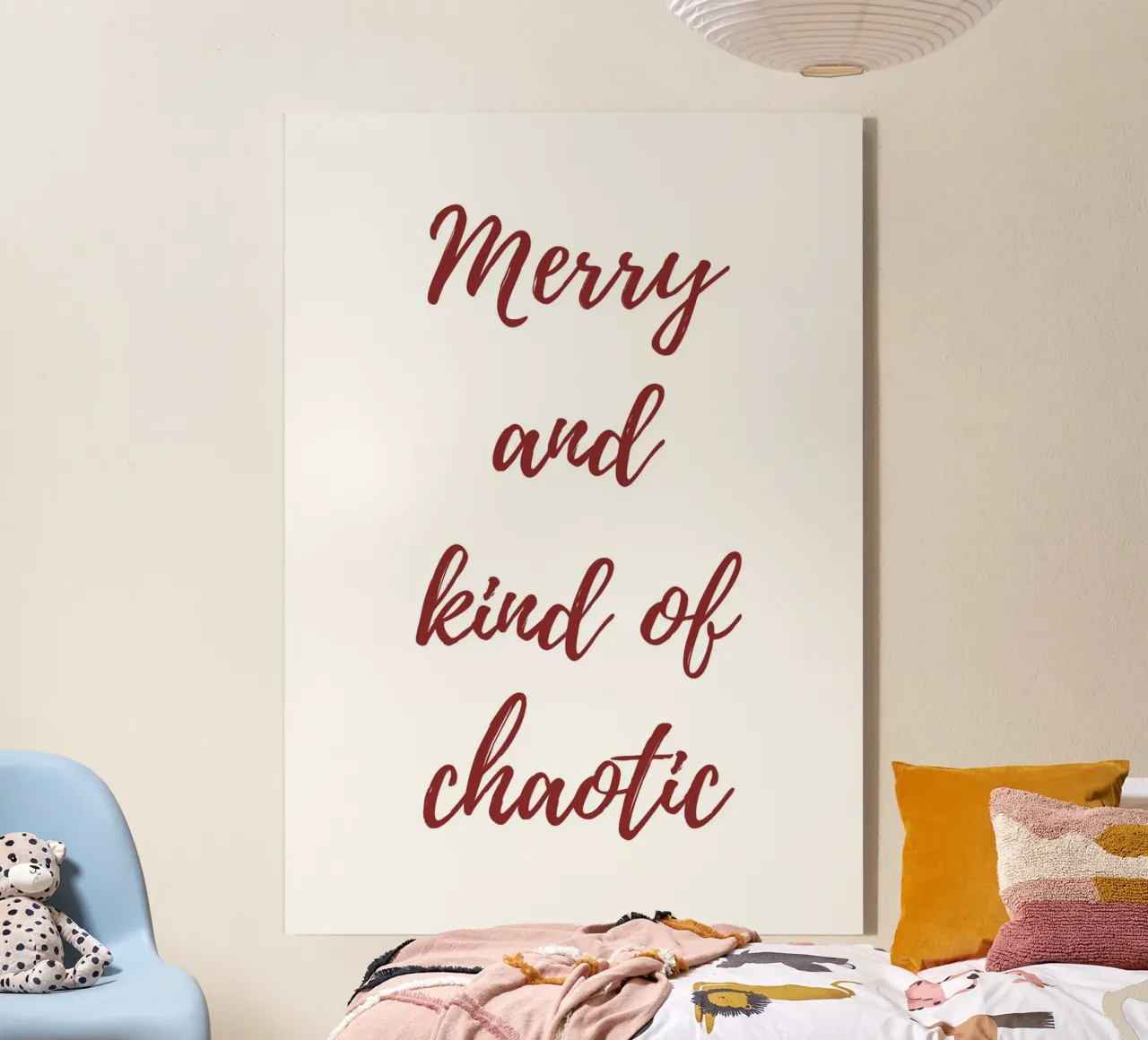 Merry and kind of chaotic plexiglass da HolidaysCandyWalls