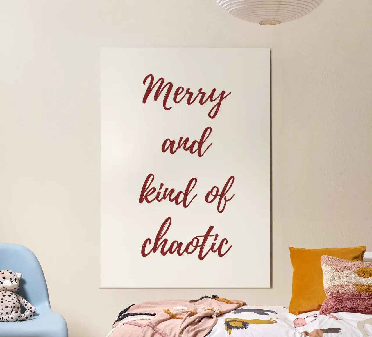 Merry and kind of chaotic carta hahnemühle da HolidaysCandyWalls