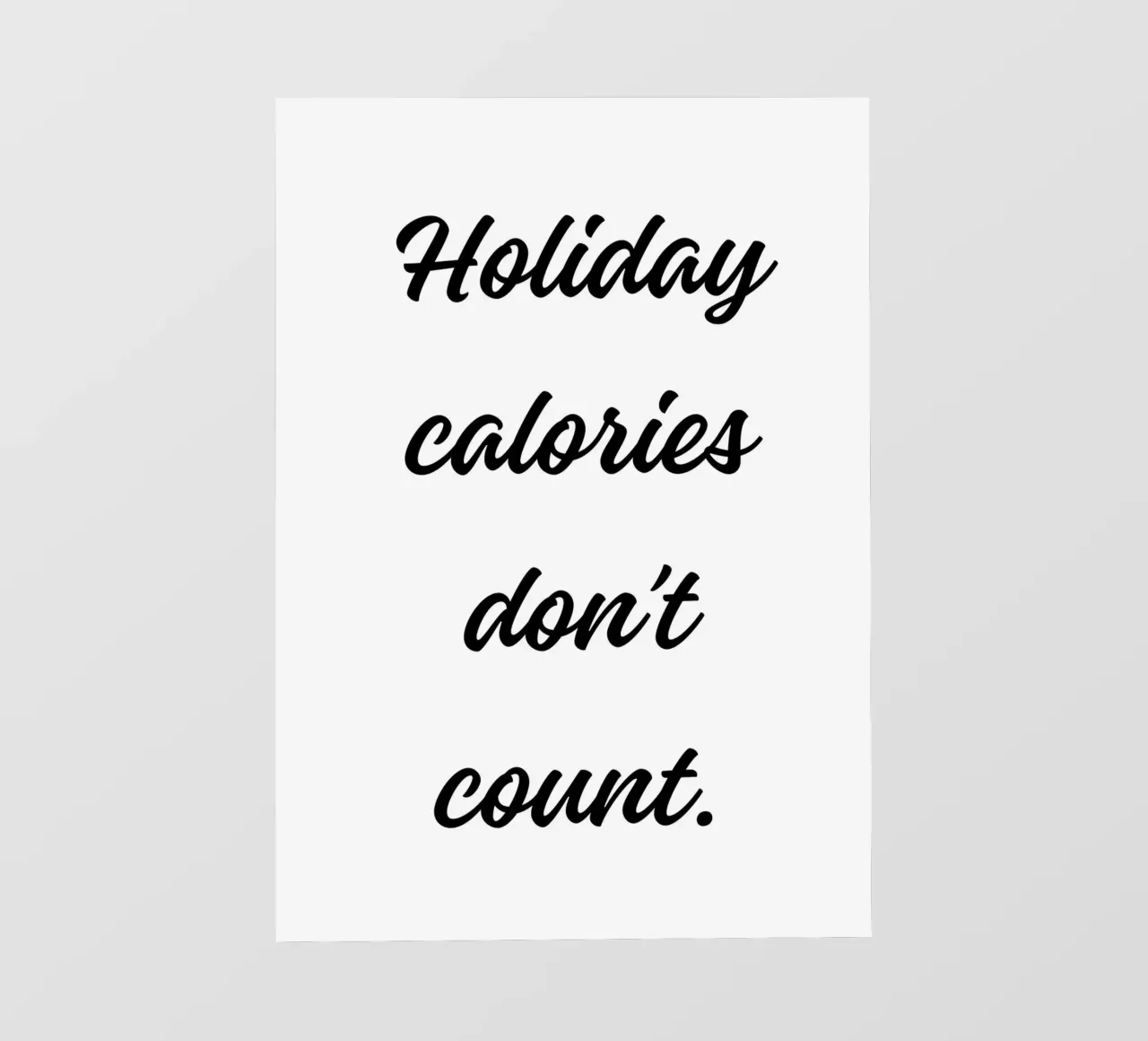 Holiday calories don't count pellicola backlit da HolidaysCandyWalls