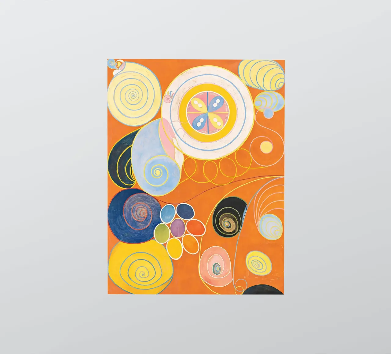 Groupe IV d'Hilma af Klint, n° 3. Les dix plus grands, la jeunesse autocollant de Jolie Prints