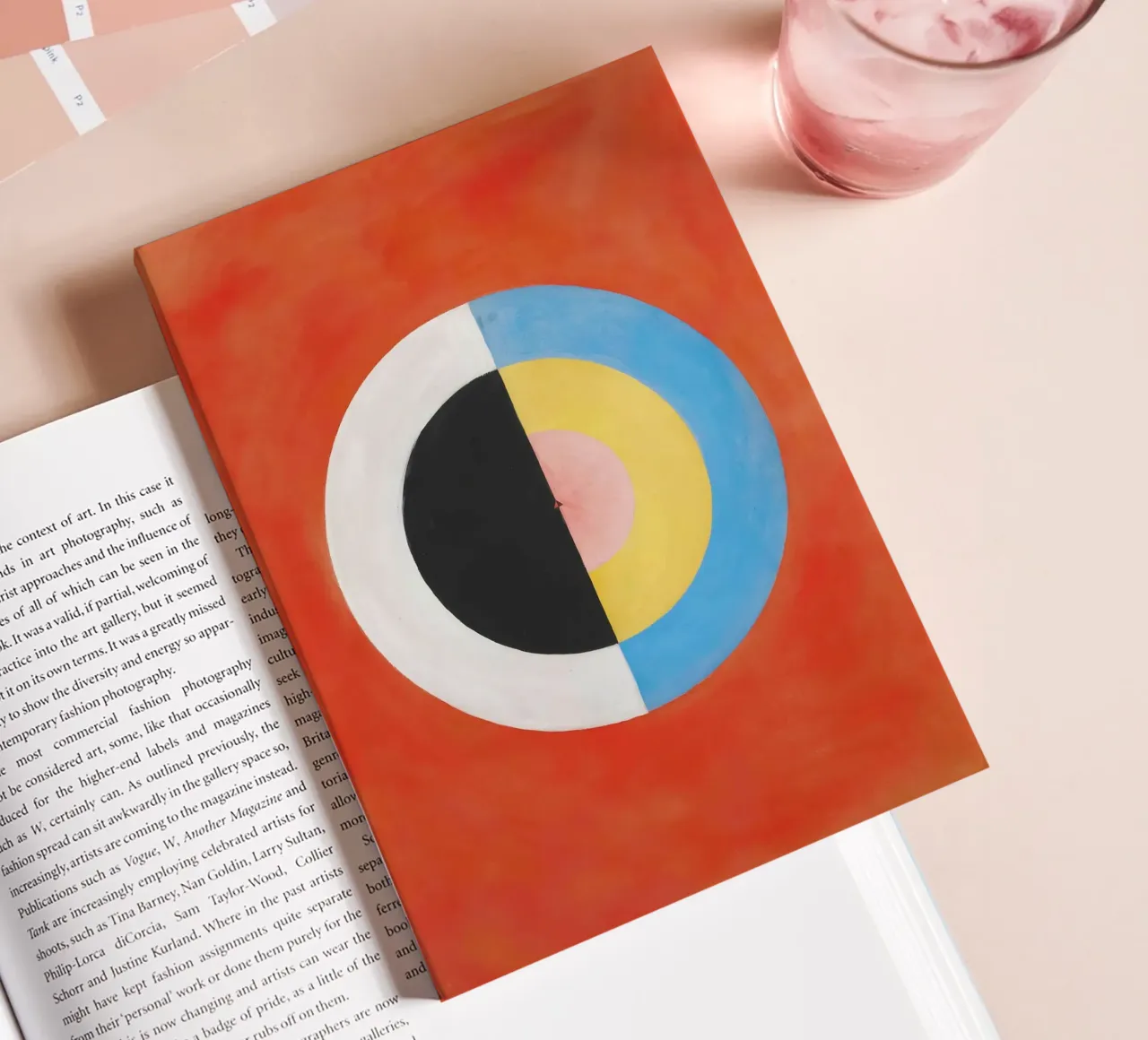 Hilma af Klint "The Swan, No. 17" notebook by Jolie Prints