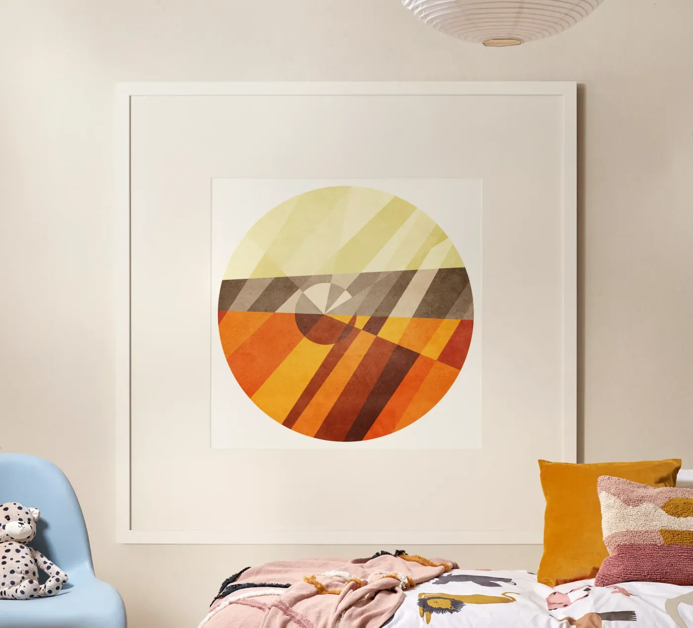 Earth poster van Lines Inside