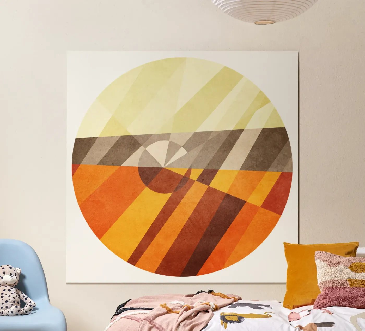 Earth poster van Lines Inside