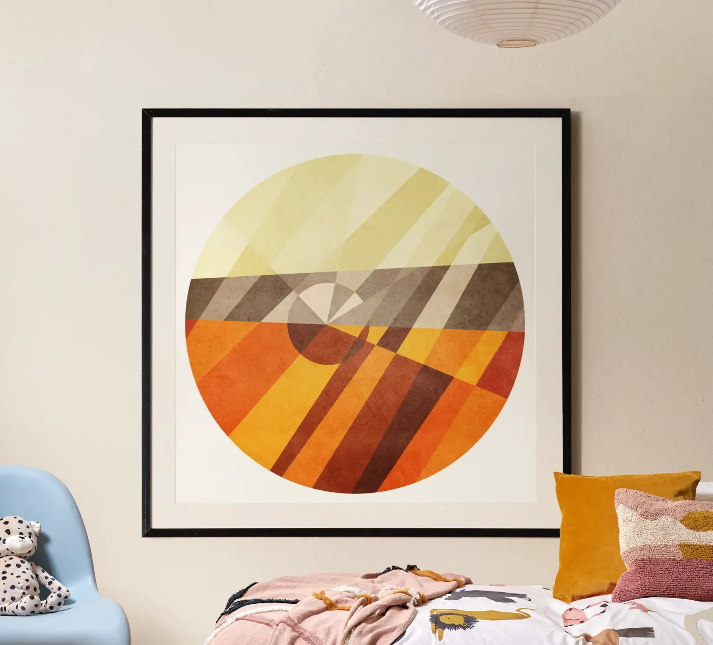 Earth poster van Lines Inside