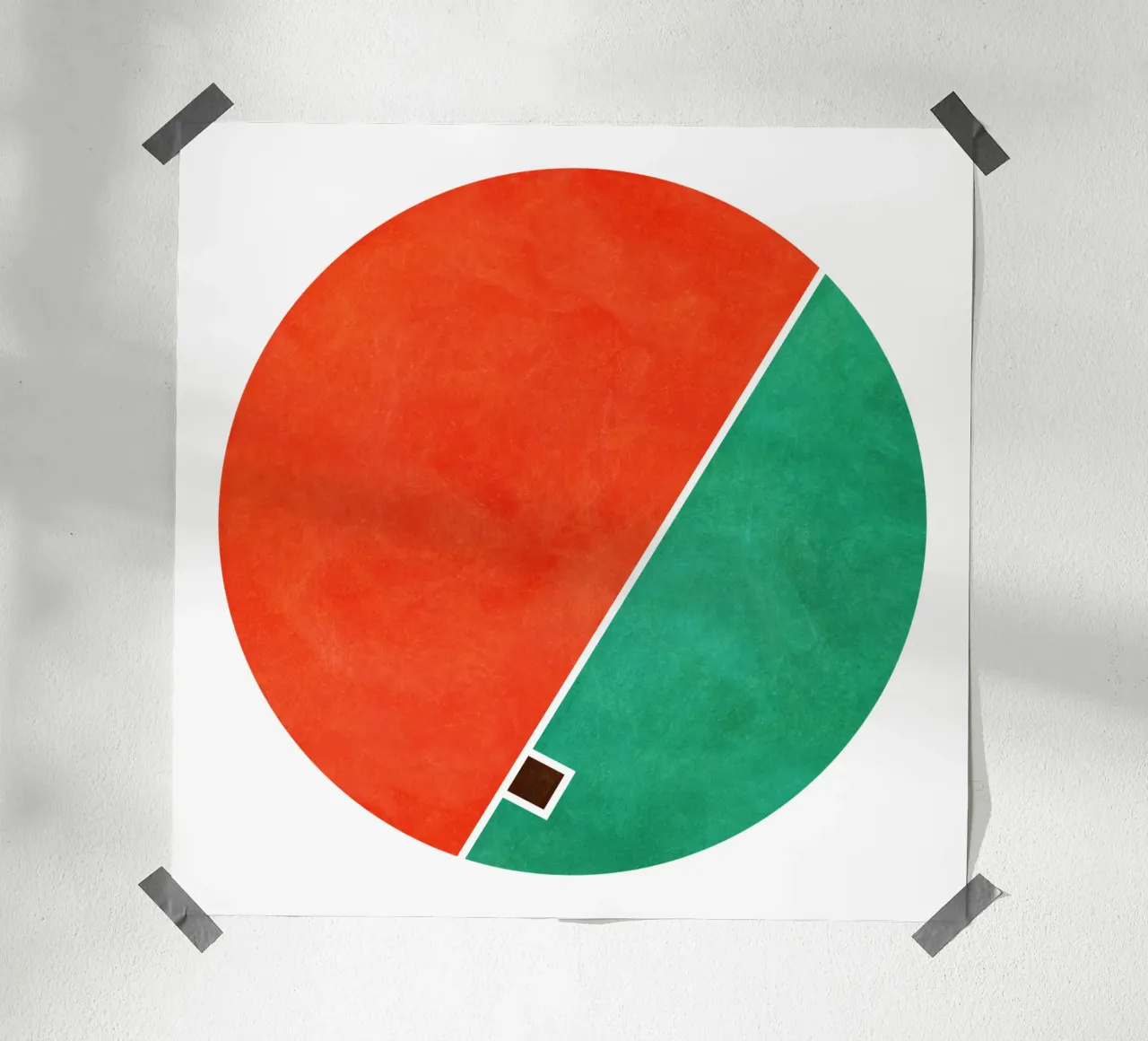 Casa poster da Poetry Geometry