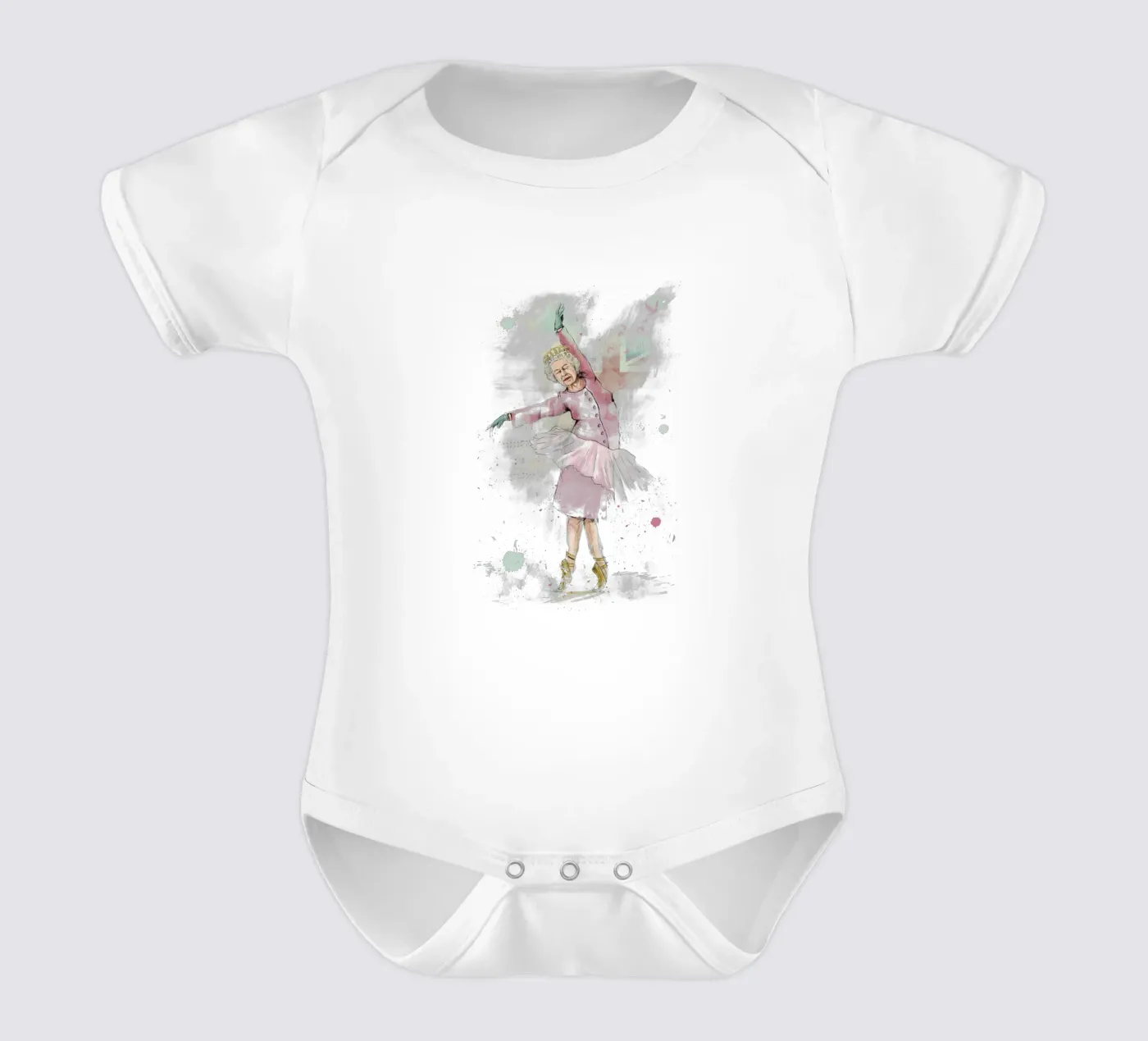 Dancing Queen body neonato maniche corte da Balazs Solti