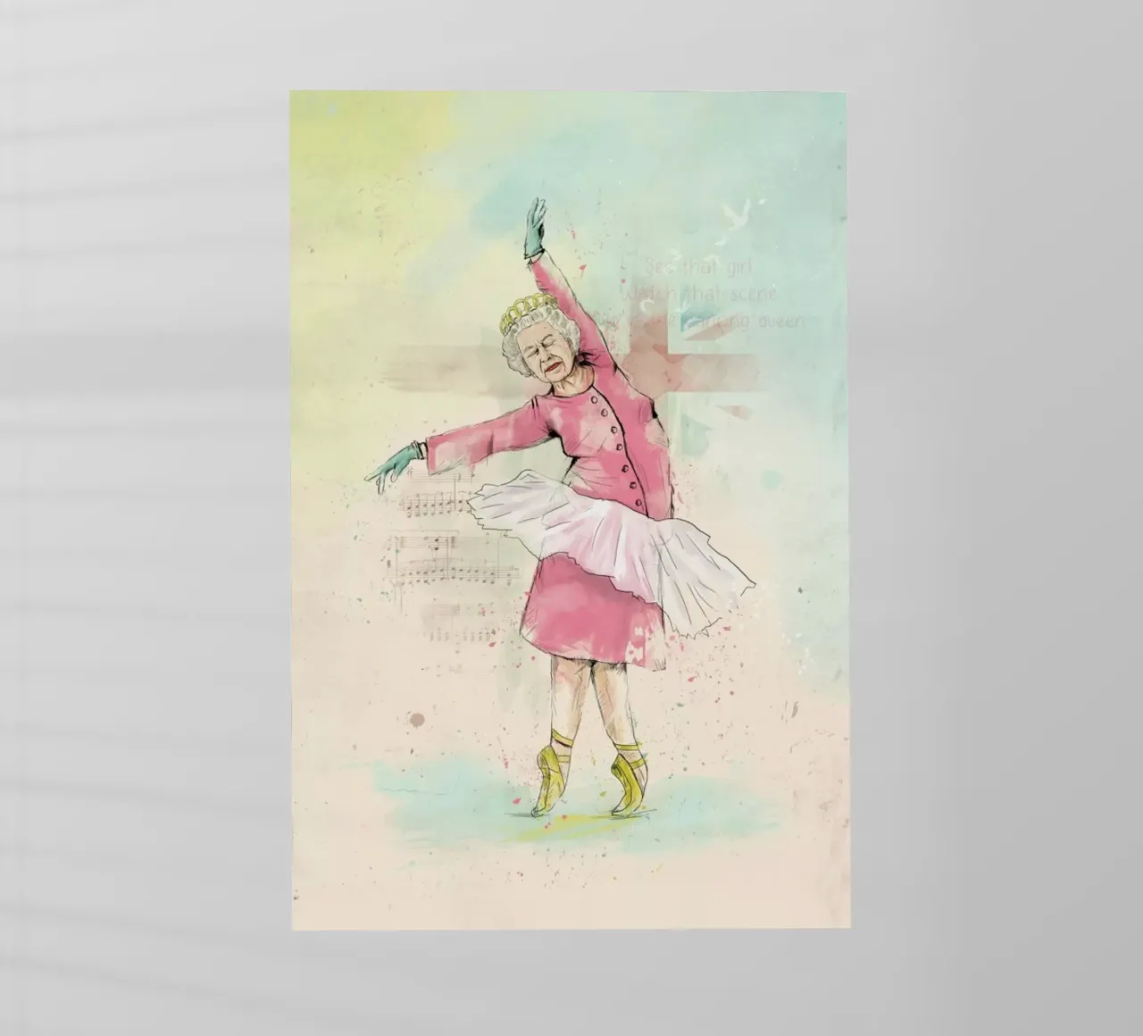 Dancing Queen pellicola backlit da Balazs Solti