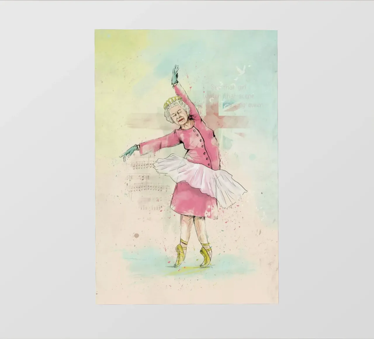 Dancing Queen pellicola backlit da Balazs Solti