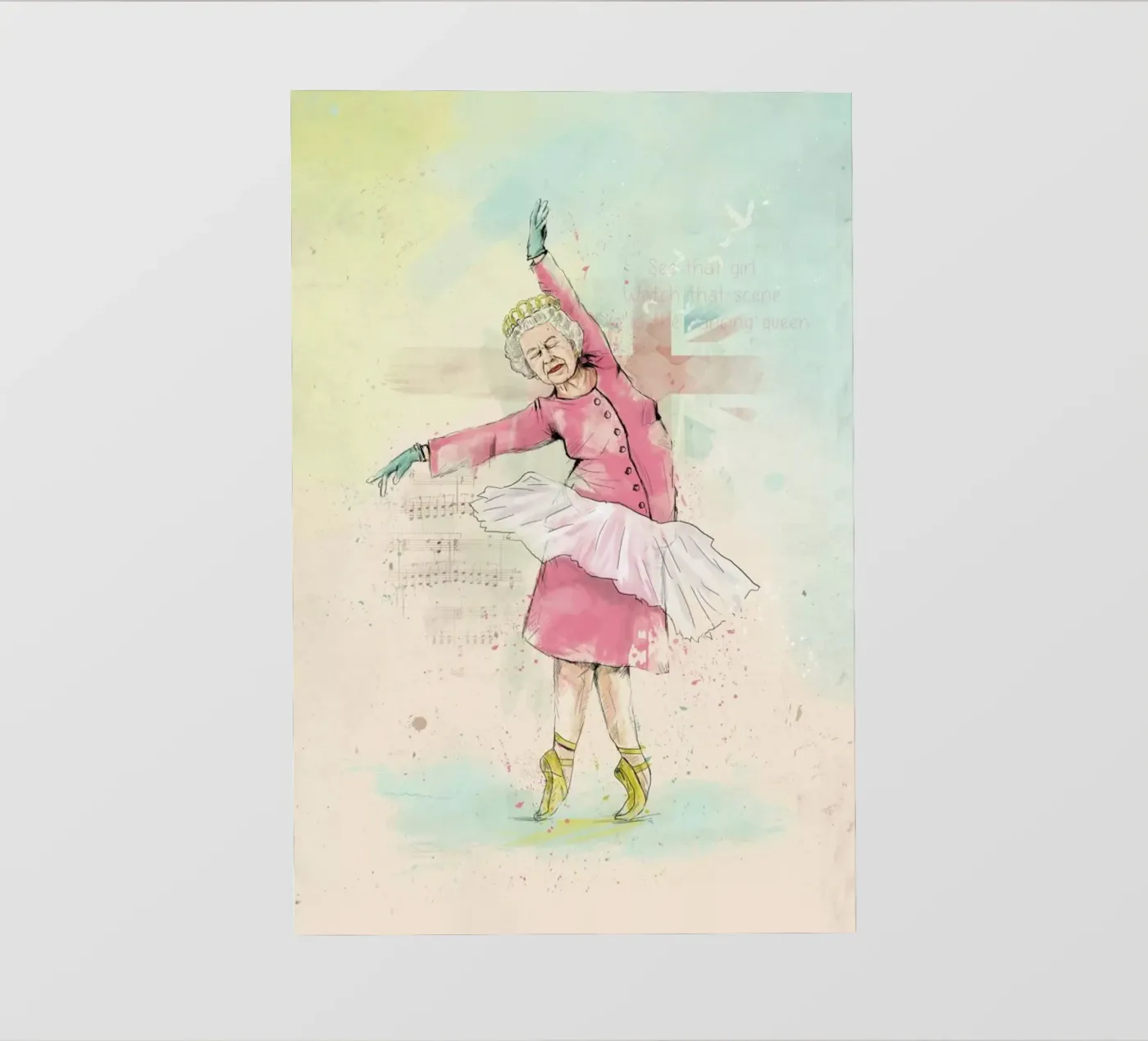 Dancing Queen fotobehang van Balazs Solti