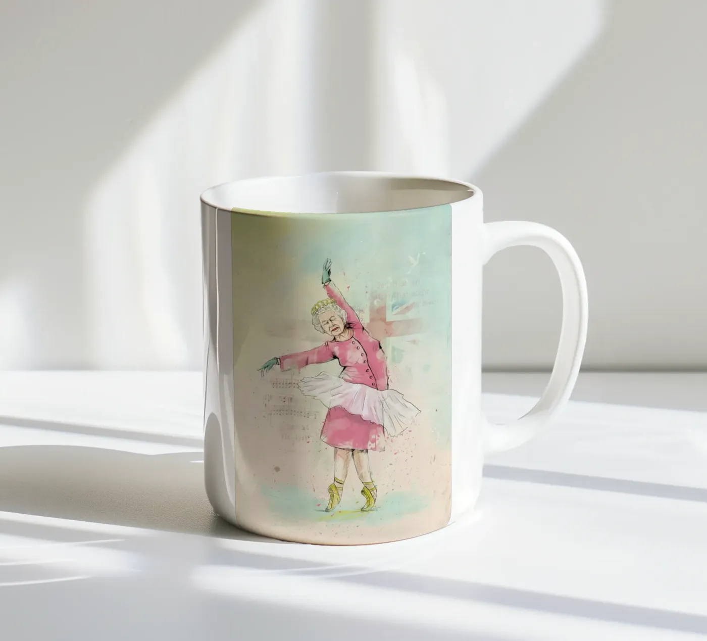 Dancing Queen ceramic mug by Balazs Solti