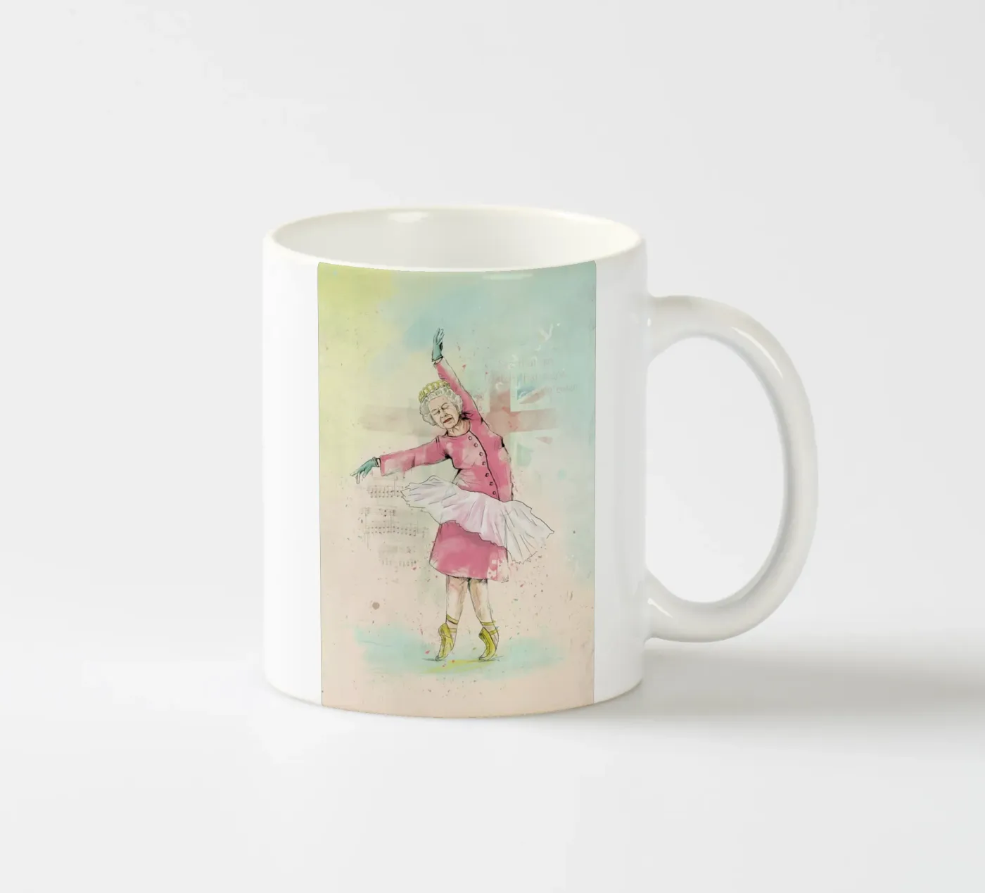 Dancing Queen ceramic mug by Balazs Solti
