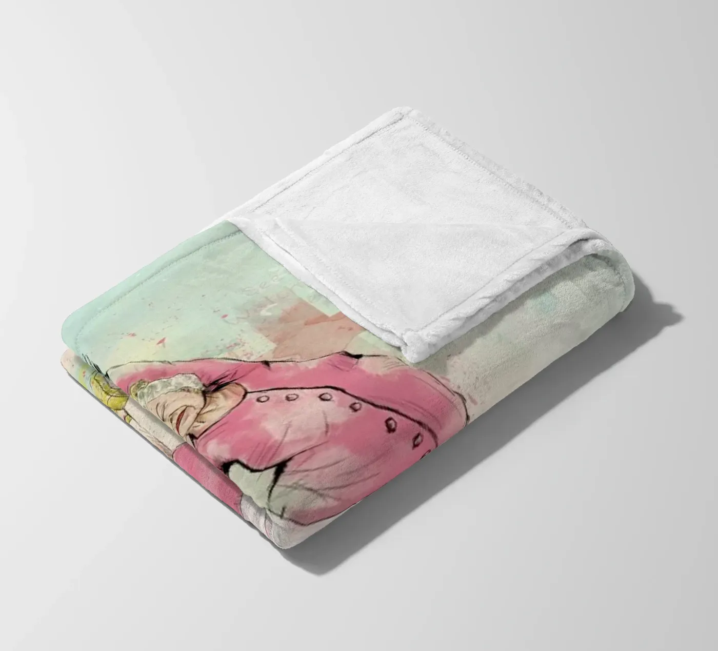 Dancing Queen fleece blanket by Balazs Solti