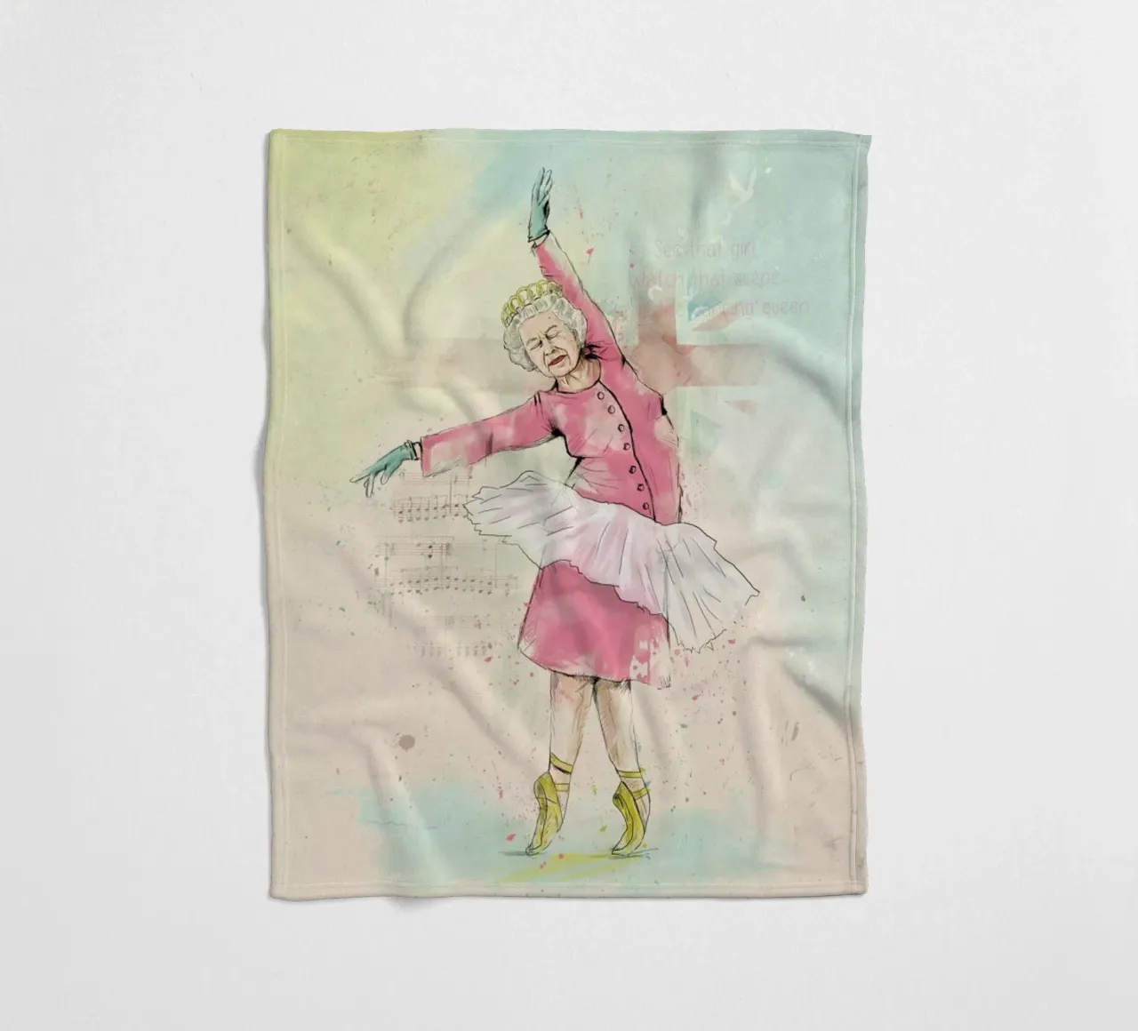 Dancing Queen Fleecedecke von Balazs Solti