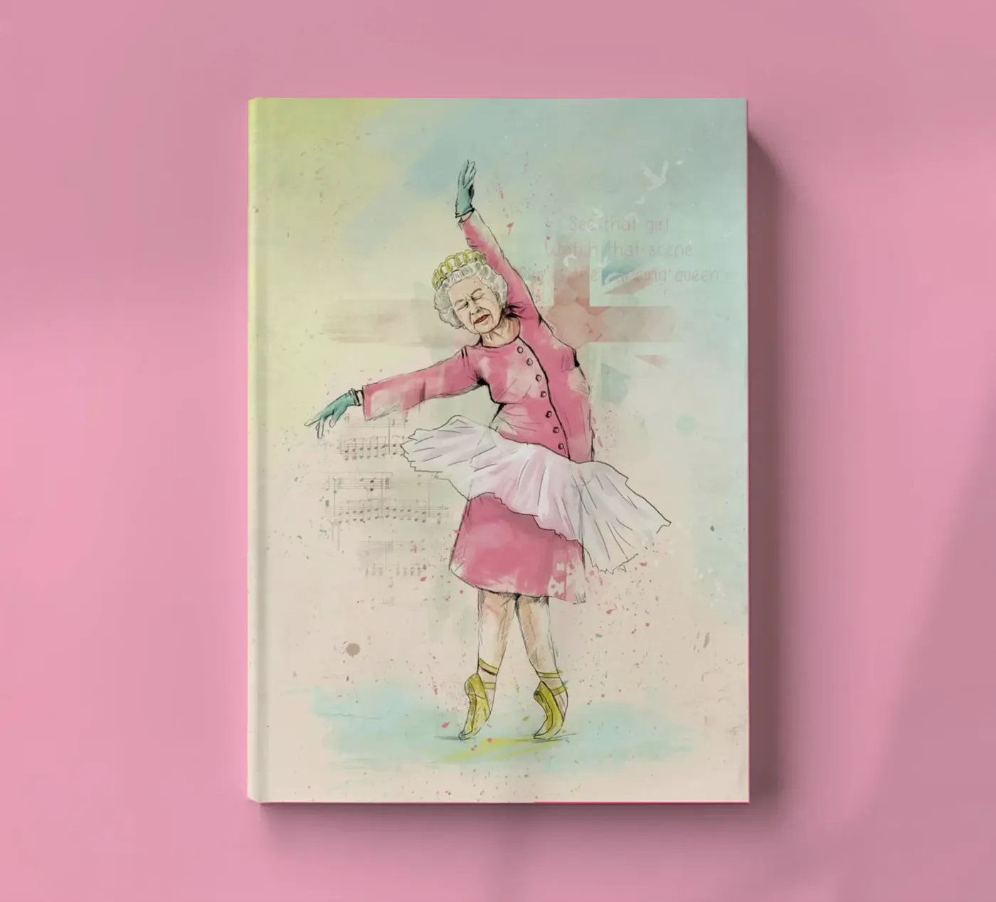 Dancing Queen notebook by Balazs Solti
