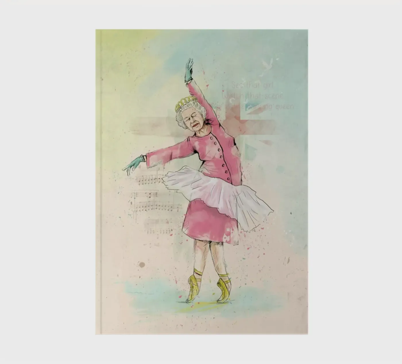 Dancing Queen notebook by Balazs Solti