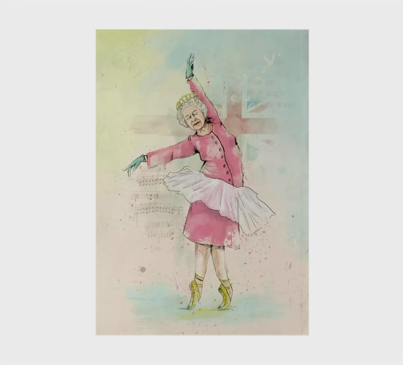 Dancing Queen notebook by Balazs Solti