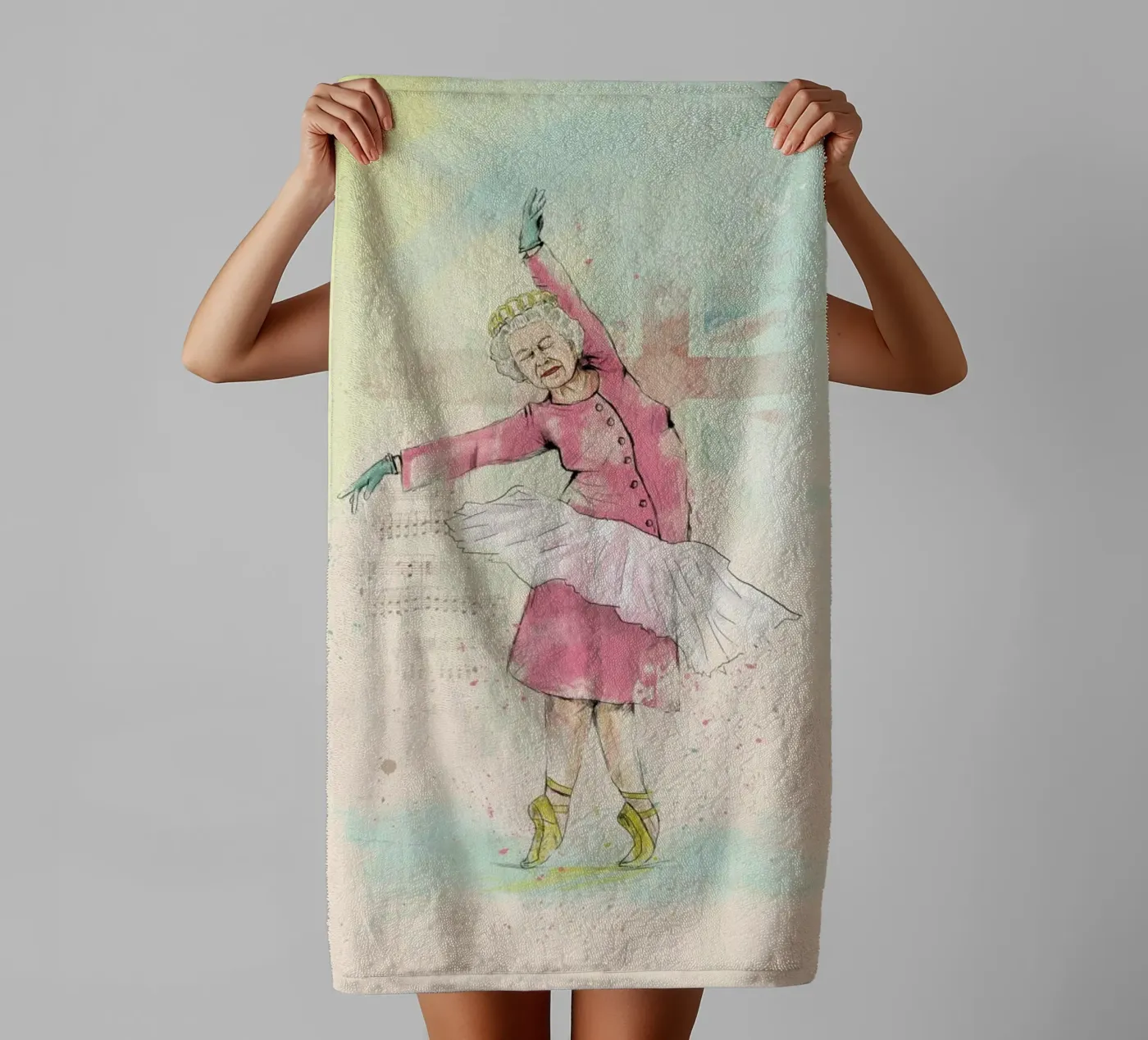 Dancing Queen towel by Balazs Solti