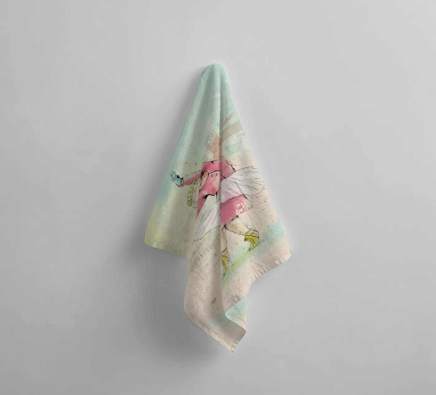 Dancing Queen towel by Balazs Solti