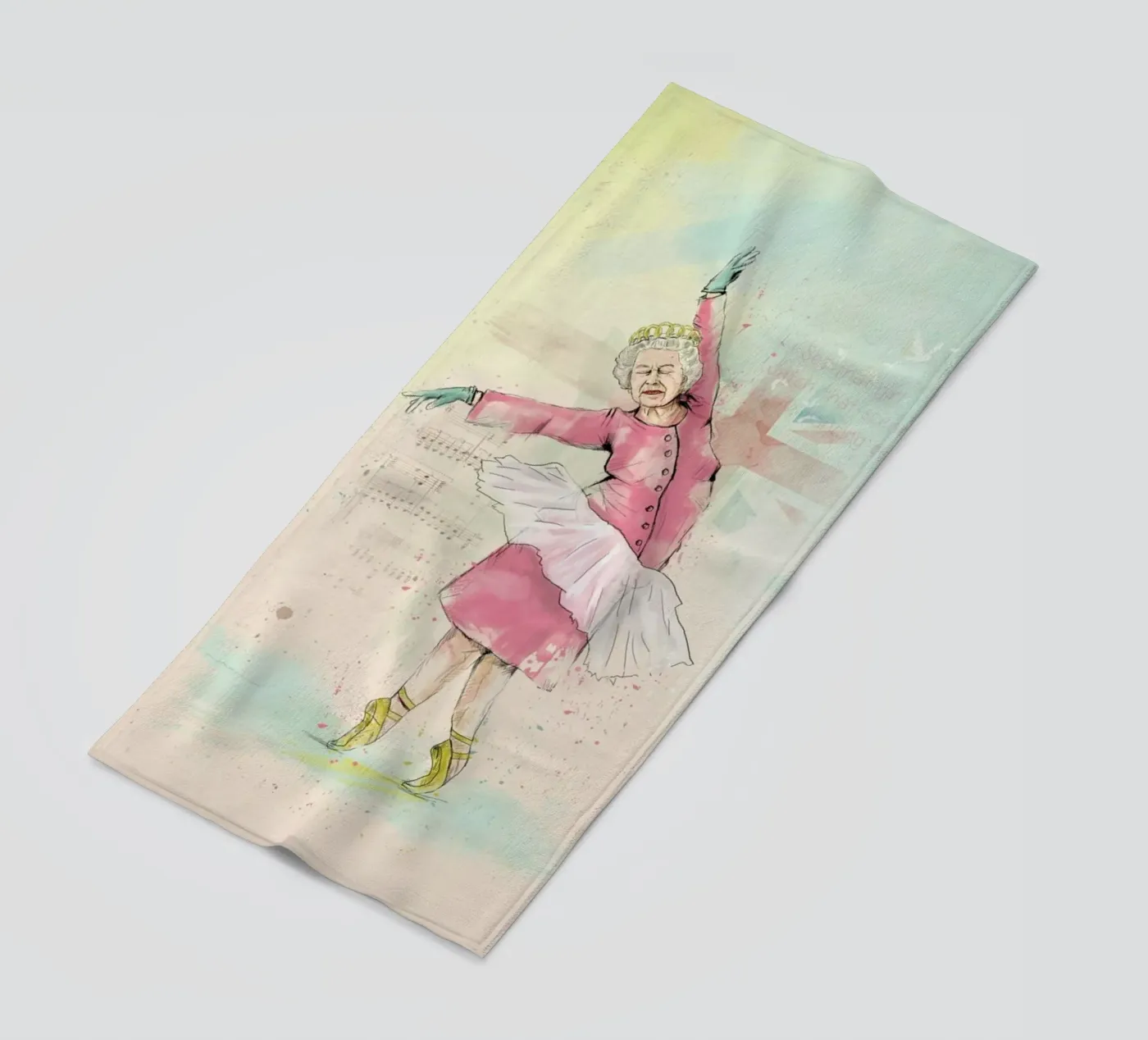 Dancing Queen strandhanddoek van Balazs Solti