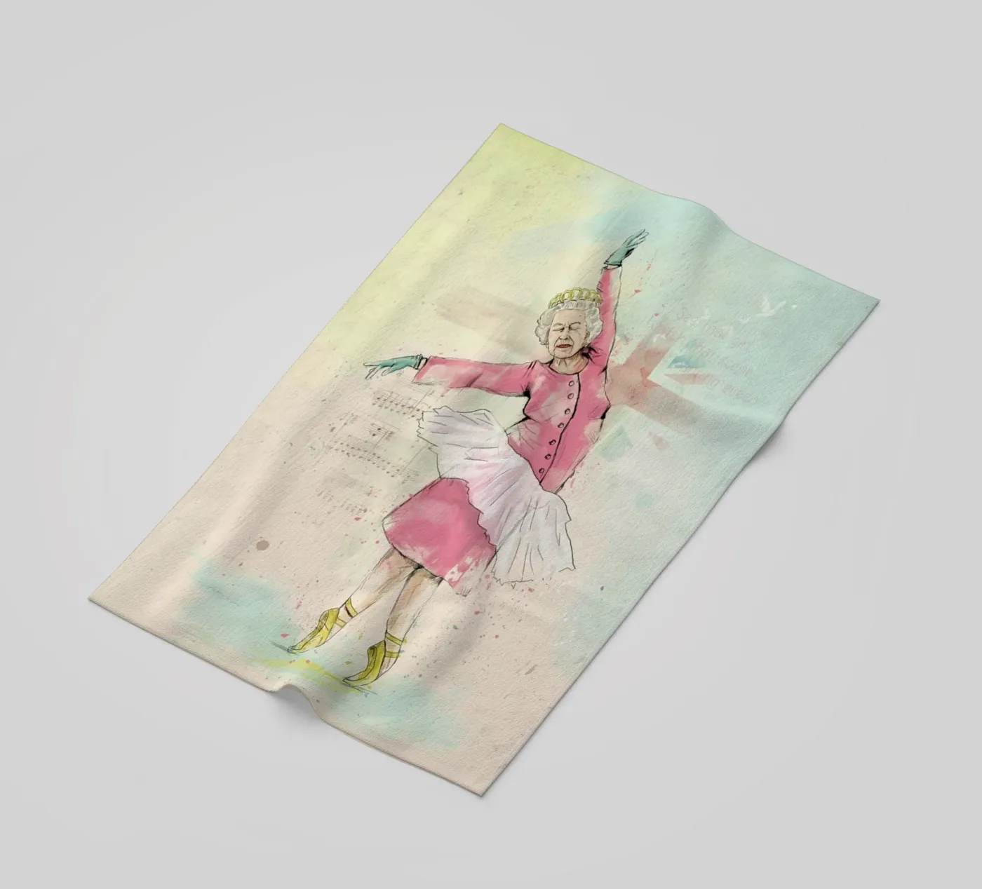 Dancing Queen strandhanddoek van Balazs Solti