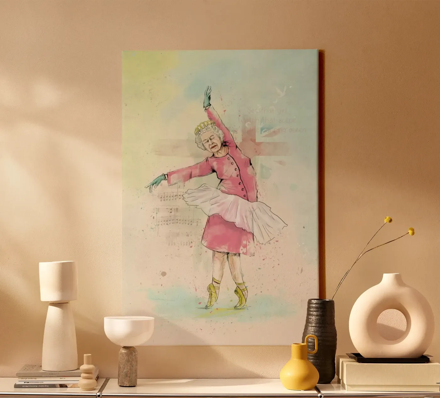 Dancing Queen canvas by Balazs Solti