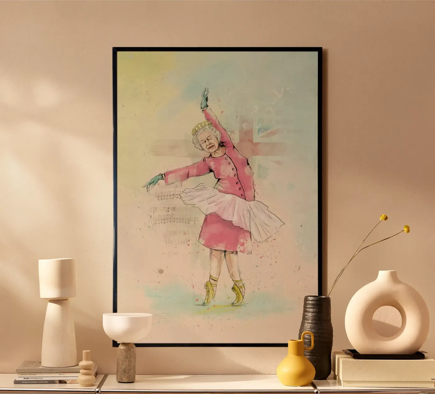 Dancing Queen Poster von Balazs Solti