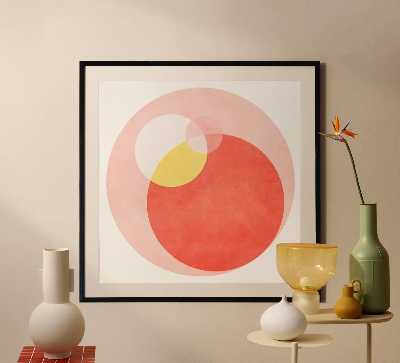 Gently poster by Poetry Geometry