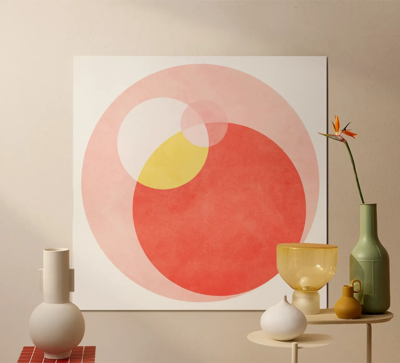 Gently poster by Poetry Geometry