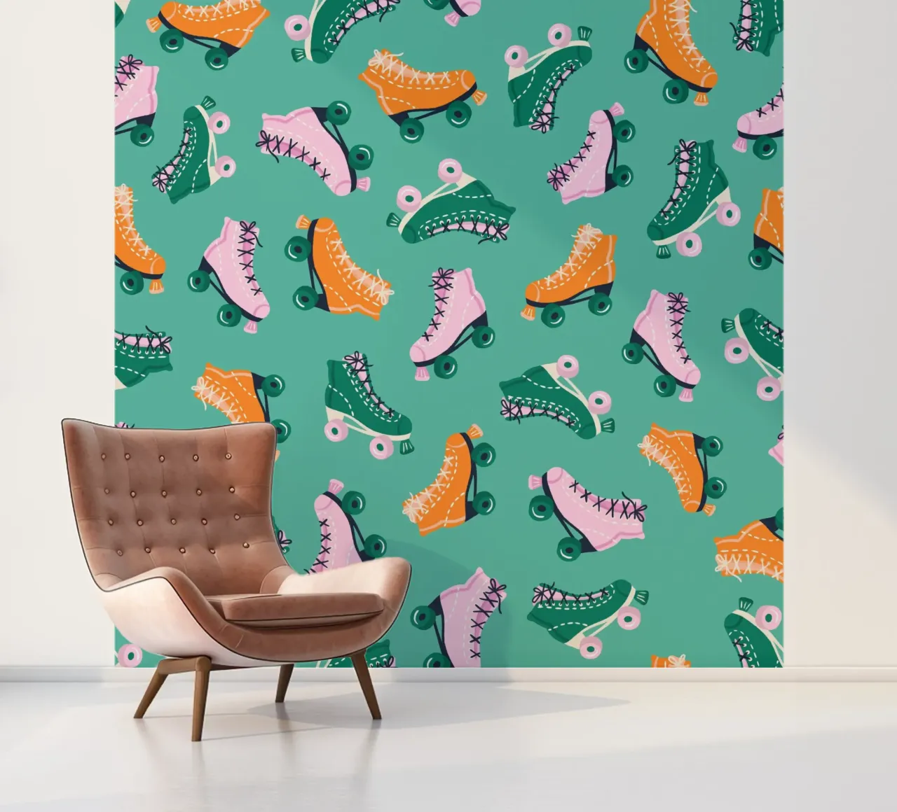 Rollerskates fotobehang van HonestiesPrints
