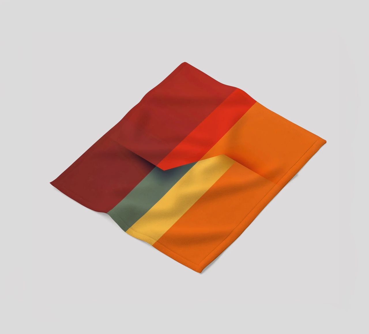 Minimalistic Abstract Retro Poster Cut Design coperta in pile da Autofocus